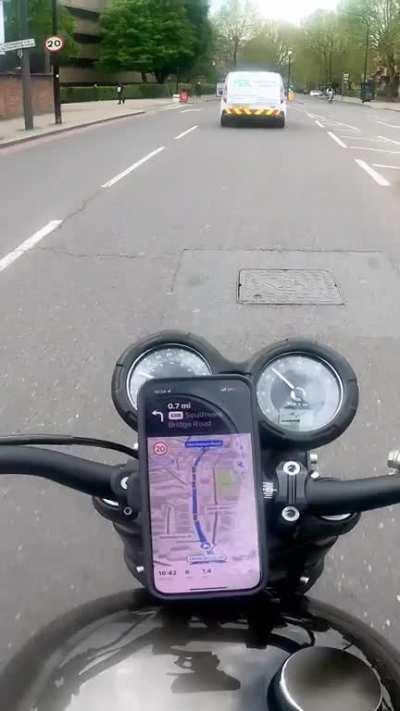 The best kind of drive by