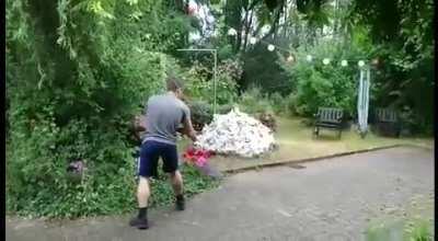 German kid fire fail