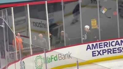 Sandin departs Leafs practice after being traded