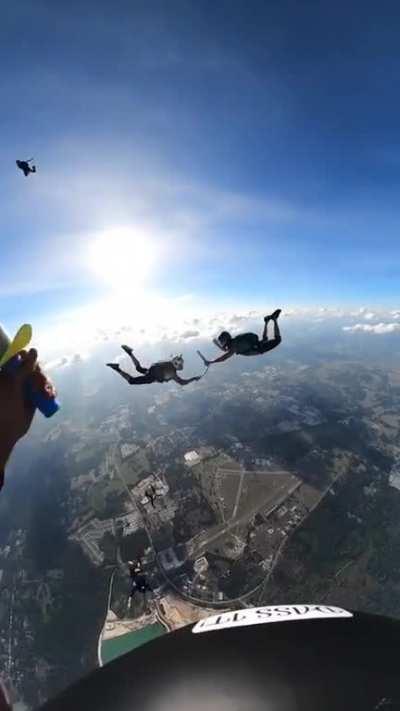 Skydive sword flight