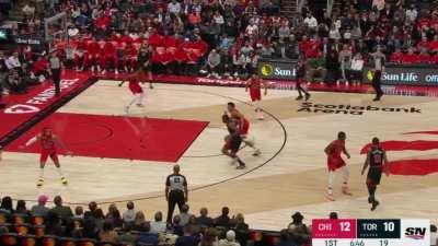 [Highlight] Rookie Christian Koloko blocking Patrick Williams three times in two minutes