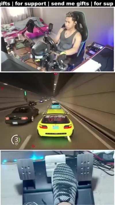 This guy's car control