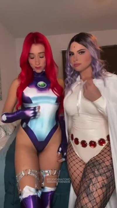 Starfire & White Raven