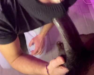 I’m breathless but he’s speechless and that’s all that matters