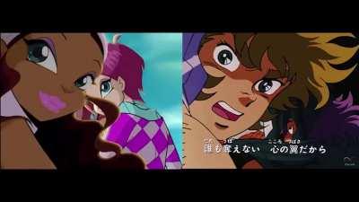 I am new to this series, and instantly recognized that Winx Club took heavy inspiration from it… 😂 The storyboard artists are big Saint Seiya fans!