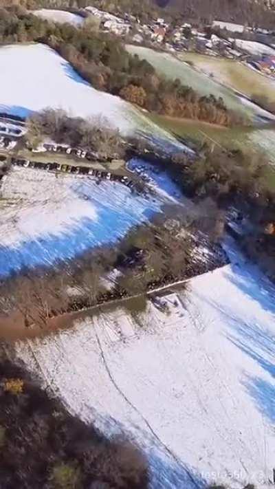 while i ride my dog to deliver gifts.