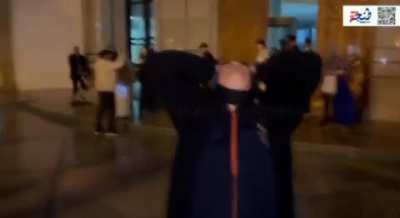 four teen boys were arrested and sentenced to 3 years of prison each for harassing and trying to undress a girl in public, this is their families reaction to the sentence 