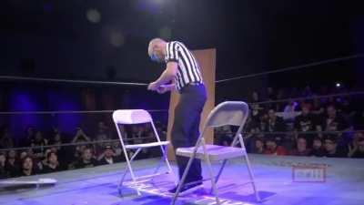 Five years ago today, Bryce Remsburg refereed a match between Invisible Man and Invisible Stan at Joey Janela's Spring Break 3.