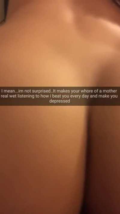 [Dark][Fiction] My son's bully sent this to him before he clobbered him 😍