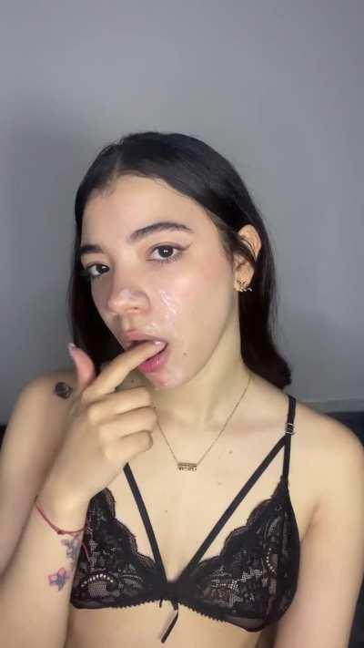 I love every drop on my face daddy...