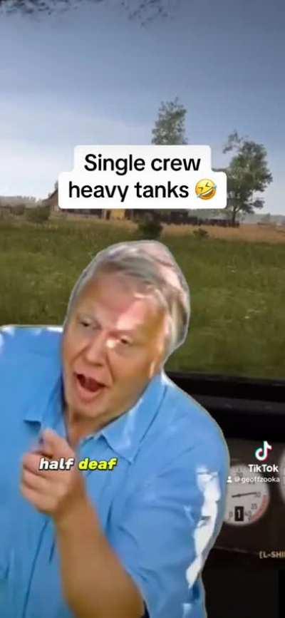 Single crew heavy tanks 😂