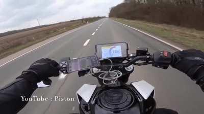 Biker Almost Loses Life