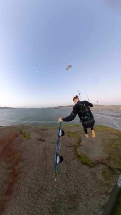 Liam Whaley kiteboarding & Airwalking