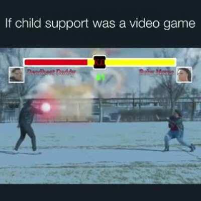 If child support was a video game