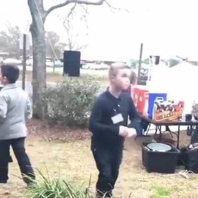 Trying to impress her