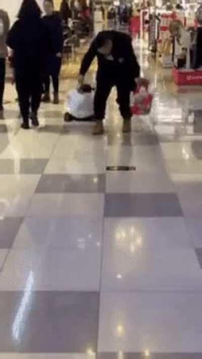 This child was so happy to see this man.