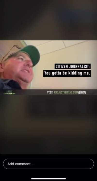 I just screen recorded this from Instagram just in case the video got deleted and the link rendered useless. We need more of these “undercover” videos to come out. I don’t know the context of how this started or where it was filmed just sharing what I saw