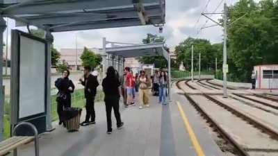 Not paying tram fares to the Erdogan regime