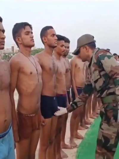 Inesperada inspeção no exército