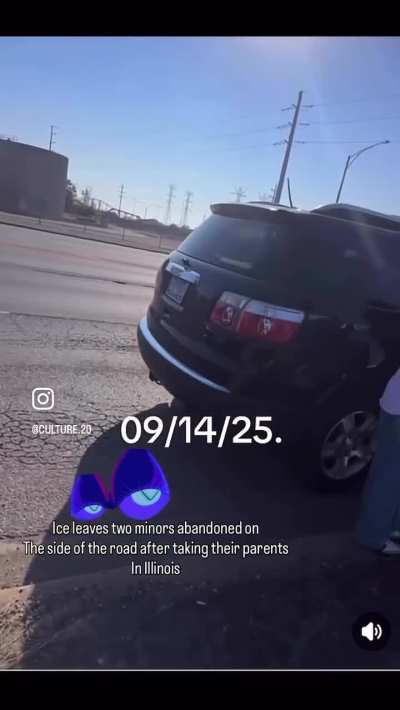 ICE Abandons young children on the side of a road after kidnapping their Mom, Dad and oldest brother in Cicero, IL
