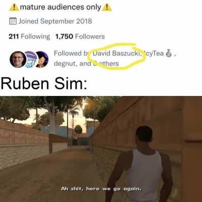 Ruben is gonna get targetted by roblox again
