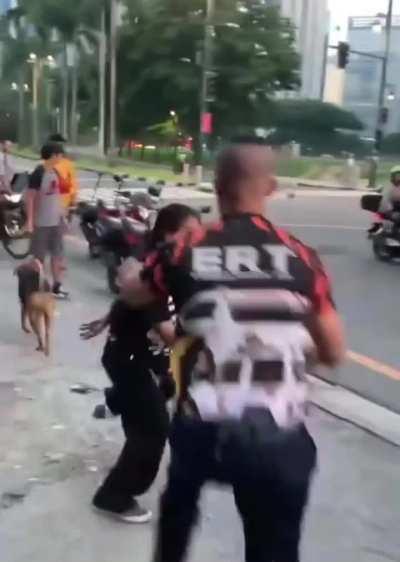 Filipino traffic enforcer VS skater kid (translated)