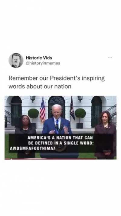 America summed up in 1 word