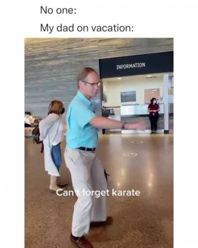this dad is having a great time