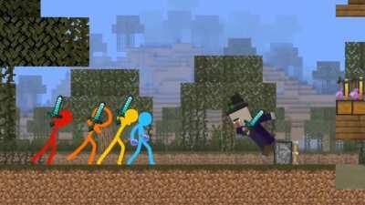 Pelea de palitos y de inválidos xd