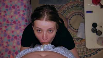 Trying to suck it all