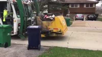 Trash day has never been so exciting