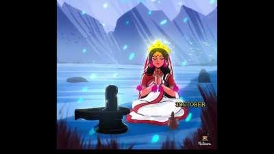 OC Edit Bhagavaan Bholenath and Maa Parvati, made by a friend