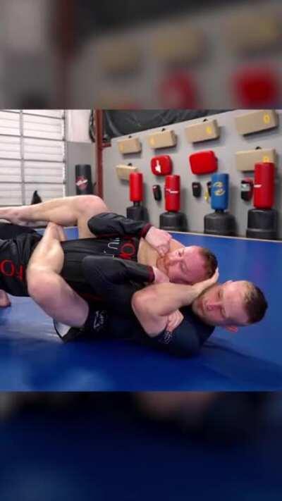 His flying guillotine got denied hard