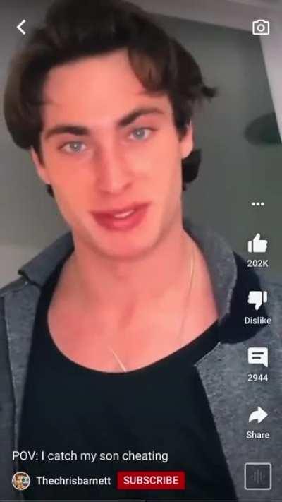 I thought it was a lesbian betrayal, but I guess this guy has a hypothetical son too