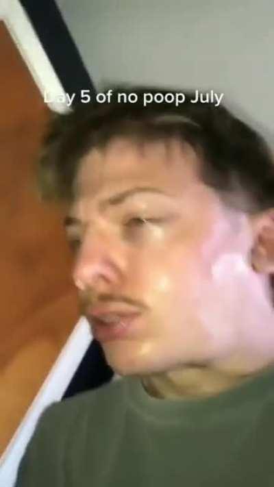 This guy really going harder than a no nut November