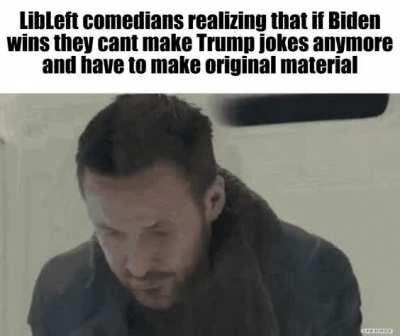 Hopefully we can see some better jokes on media if Biden wins.