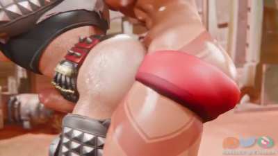 Vendetta x Junker Queen - The New Queen - Futa/Futa - Animation by: (NuttyTouch) [Overwatch]