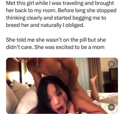 Knocked her up while traveling 😈