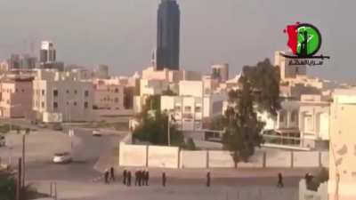 Bahrain insurgents blow up Bahraini officers. 4/7/2014 (Insurgency in Bahrain)