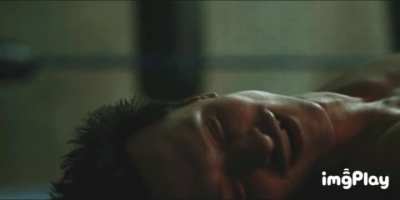 Taking out her aggression...