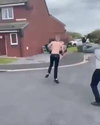 Fist Fight turns into a machete fight