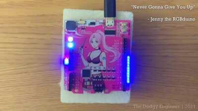 We have been blessed with this development board, the meme is in the audio!