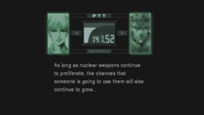 MGS1 predicted the future in 1998