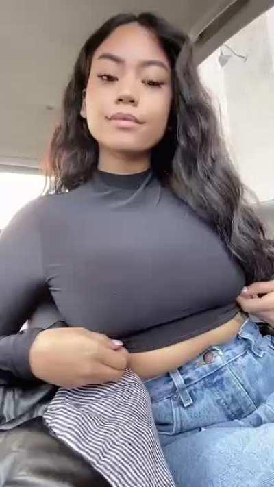 I hope no one sees my Blasian boobs