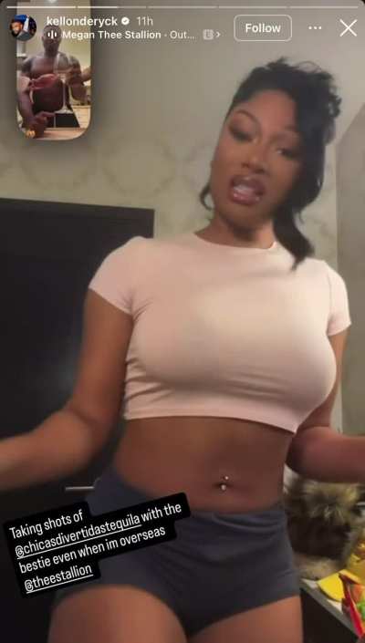 Megan & Kellon taking shots on FT 🥃