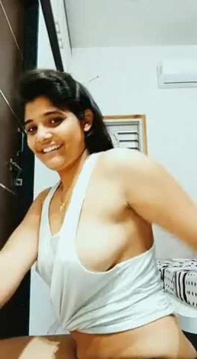 Naughty Girlfriend Playing With Her Boobs to Get Fucked by Her Boyfriend 😍❤️ [Must Watch] [Videos Link in Comments 📩]