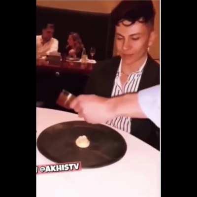 That dish probably cost him 300$