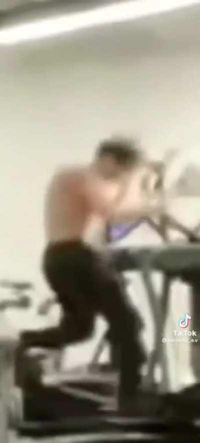 The proper gym reaction