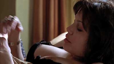 Angelina Jolie - Pushing Tin - Nipples - SMOOTH SLOWMO