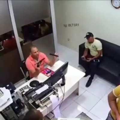 Dude shoots buddy on accident